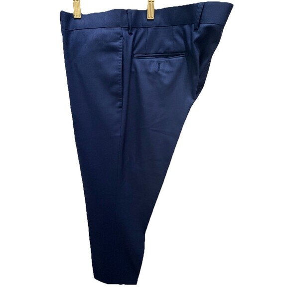 ~$1250 Mattarazi Uomo Milano Super 150s Solid Navy Wool Suit 54 EU 44 US - Picture 9 of 11